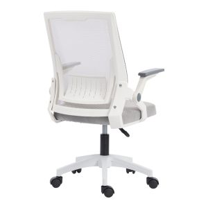 Office chair Penza white - mesh gray 48X58X92-102CM