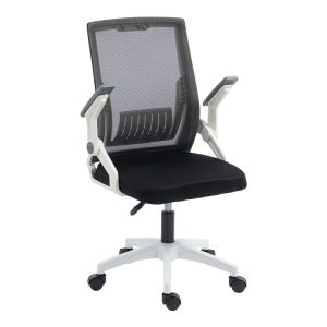 Office chair Penza white - black mesh 48X58X92-102CM