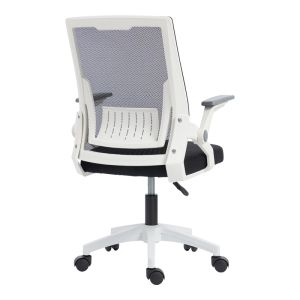 Office chair Penza white - black mesh 48X58X92-102CM