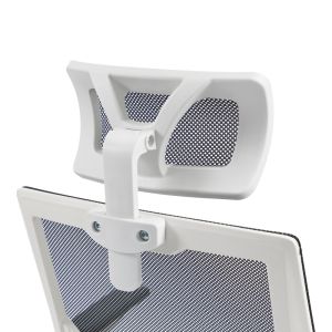 Office chair Plymot, white-mesh, black, 48X58X112-122 cm