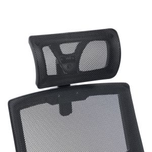Office chair Plymot Mesh, black color, 48X58X112-122 cm