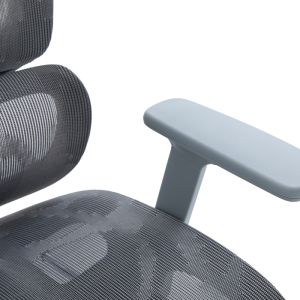 Office chair Vigo Mesh, gray color, 52X70X118-124 cm