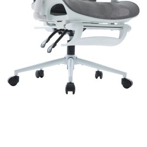 Office chair Vigo white, mesh gray, 52X70X118-124 cm