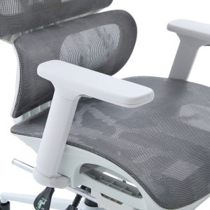 Office chair Vigo white, mesh gray, 52X70X118-124 cm