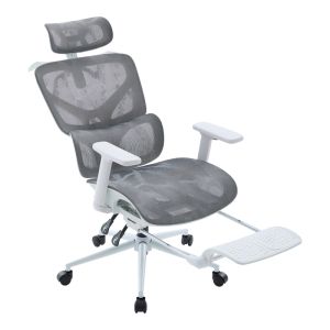Office chair Vigo white, mesh gray, 52X70X118-124 cm