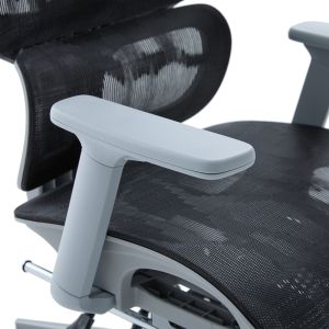 Office chair Vigo gray, mesh black, 52X70X118-124 cm