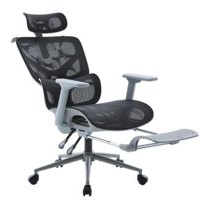 Office chair Vigo gray, mesh black, 52X70X118-124 cm