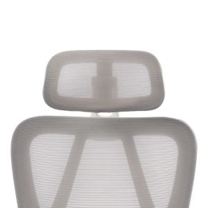 Office chair for director Exeter white - mesh gray 50X58X119-129CM