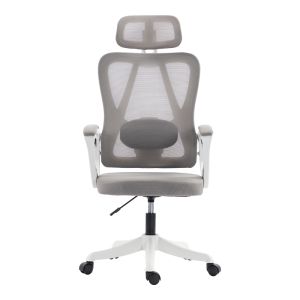 Office chair for director Exeter white - mesh gray 50X58X119-129CM