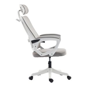 Office chair for director Exeter white - mesh gray 50X58X119-129CM