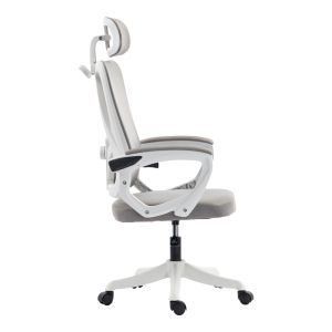 Office chair for director Exeter white - mesh gray 50X58X119-129CM
