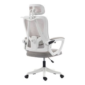Office chair for director Exeter white - mesh gray 50X58X119-129CM
