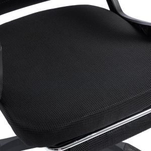 Office chair with footrest Meton Mesh black color 48X60X118-128CM