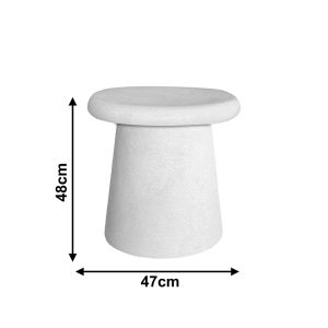 Помощна маса Herona Mdf бяла D47X48СМ
