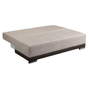 Sofa bed Kron beige color 198X95X81CM