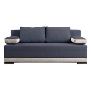 Sofa bed Kron dark gray color 198X95X81CM