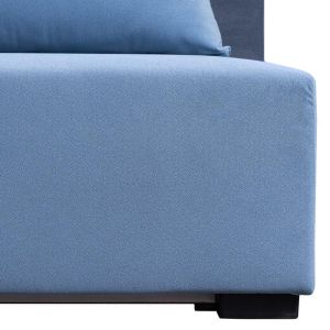 Sofa bed Mirello dark blue with blue 198X95X81CM
