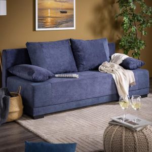 Sofa bed Quatro dark blue 200X88X77CM