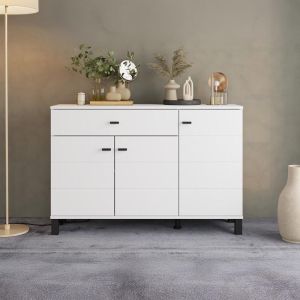 Chest of drawers 115 3K1F3V white color 116X35X78CM