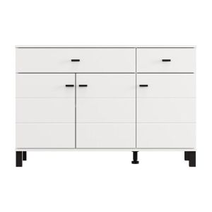 Chest of drawers 115 3K2F3V white color 116X35X78CM
