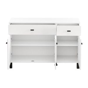 Chest of drawers 115 3K2F3V white color 116X35X78CM