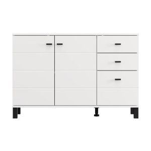 Chest of drawers 115 3K3F2V white color 116X35X78CM
