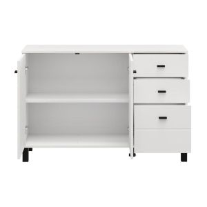 Chest of drawers 115 3K3F2V white color 116X35X78CM
