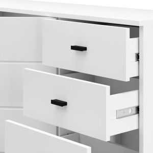 Chest of drawers 115 3K3F2V white color 116X35X78CM