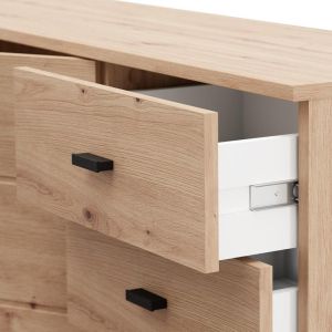 Chest of drawers 115 3K3F2V artisan oak color 116X35X78CM