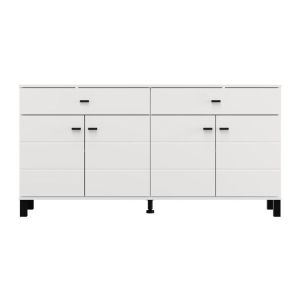 Chest of drawers 154 4K2F4V white color 154X35X78CM