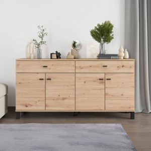 Chest of drawers 154 4K2F4V artisan oak color 154X35X78CM