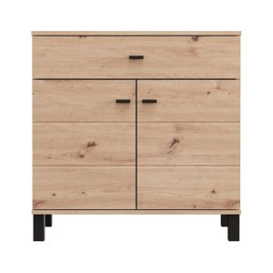 Chest of drawers 77 2K1F2V oak color Artisan 77X35X78CM