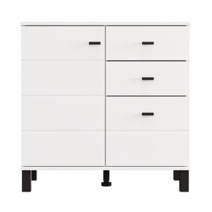 Chest of drawers 77 2K3F1V white color 77X35X78CM