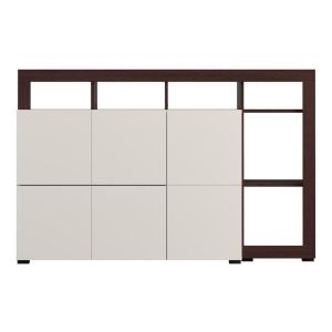 Argyll 154 3K2F1V cashmere chest of drawers with dark oak Taylor color 155X40X100CM