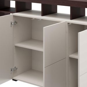 Argyll 154 3K3V Op cashmere with dark oak Taylor color 155X40X100CM