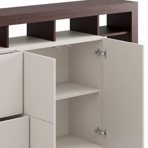Argyll 192 4K2F2V Op cashmere with dark oak Taylor color 193X40X100CM