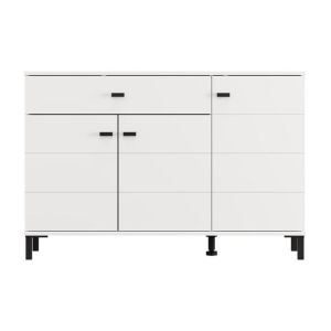 Chest of drawers Salamis 115 3K1F3V white color 116X35X78CM