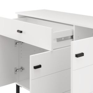Chest of drawers Salamis 115 3K1F3V white color 116X35X78CM