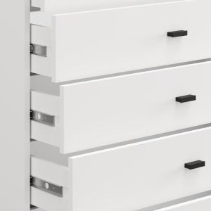 Chest of drawers Almond 77 6F white color 77X35X78CM