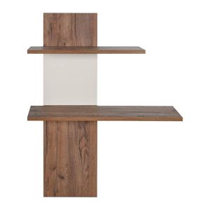 Wall shelf for 2 people Miami, cashmere color, 80X26X100 cm