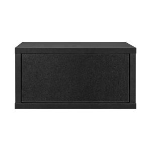 Wall-mounted bedside table Arbor black color 39X34X20CM