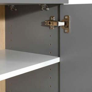 Shoe rack gray 69X34X85CM