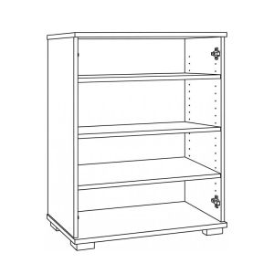 Shoe rack cashmere color 69X34X85CM