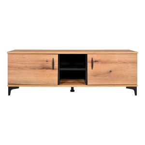 TV cabinet Alba Artisan oak - black 138X40X47CM