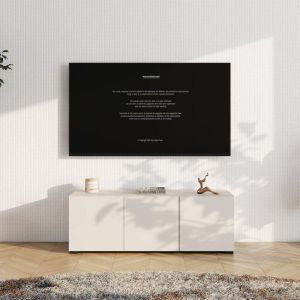 TV cabinet Argyll Tv 115 3K 1F1V cashmere color 116X40X41CM