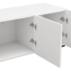 TV cabinet Argyll Tv 115 3K3V white color 116X40X41CM