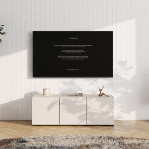 TV cabinet Argyll Tv 115 3K3V cashmere color 116X40X41CM