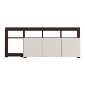 TV cabinet Argyll Tv 154 3K 1F1V Op cashmere with dark oak Taylor color 154X40X61CM