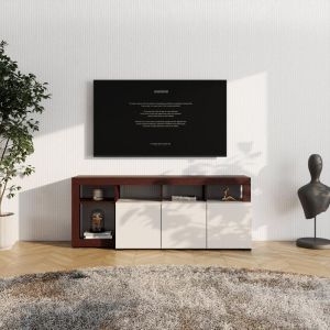 TV cabinet Argyll Tv 154 3K3V Op cashmere with dark oak Taylor 154X40X61CM