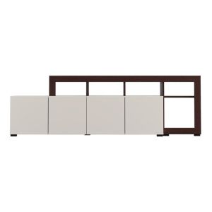 TV cabinet Argyll Tv 192 4K4V Op cashmere with dark oak Taylor 192X40X61CM